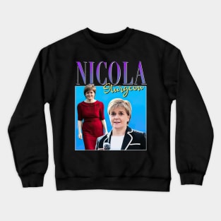 nicola sturgeon retro vintage Crewneck Sweatshirt